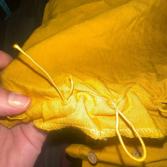 Forever 21 Gold Asymmetrical Buttoned Camisole Dress - Picture 5 of 9